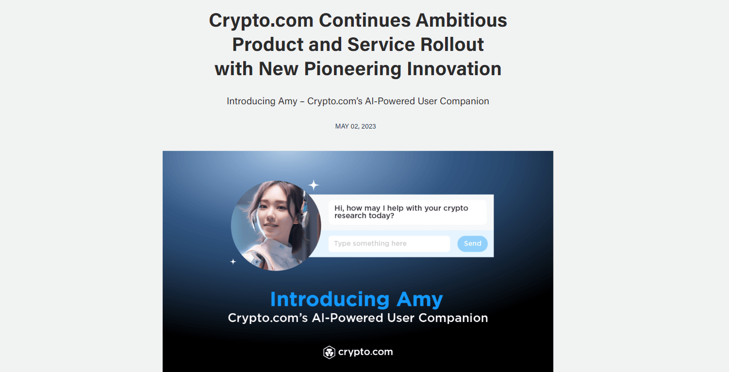 Amy by Crypto.com