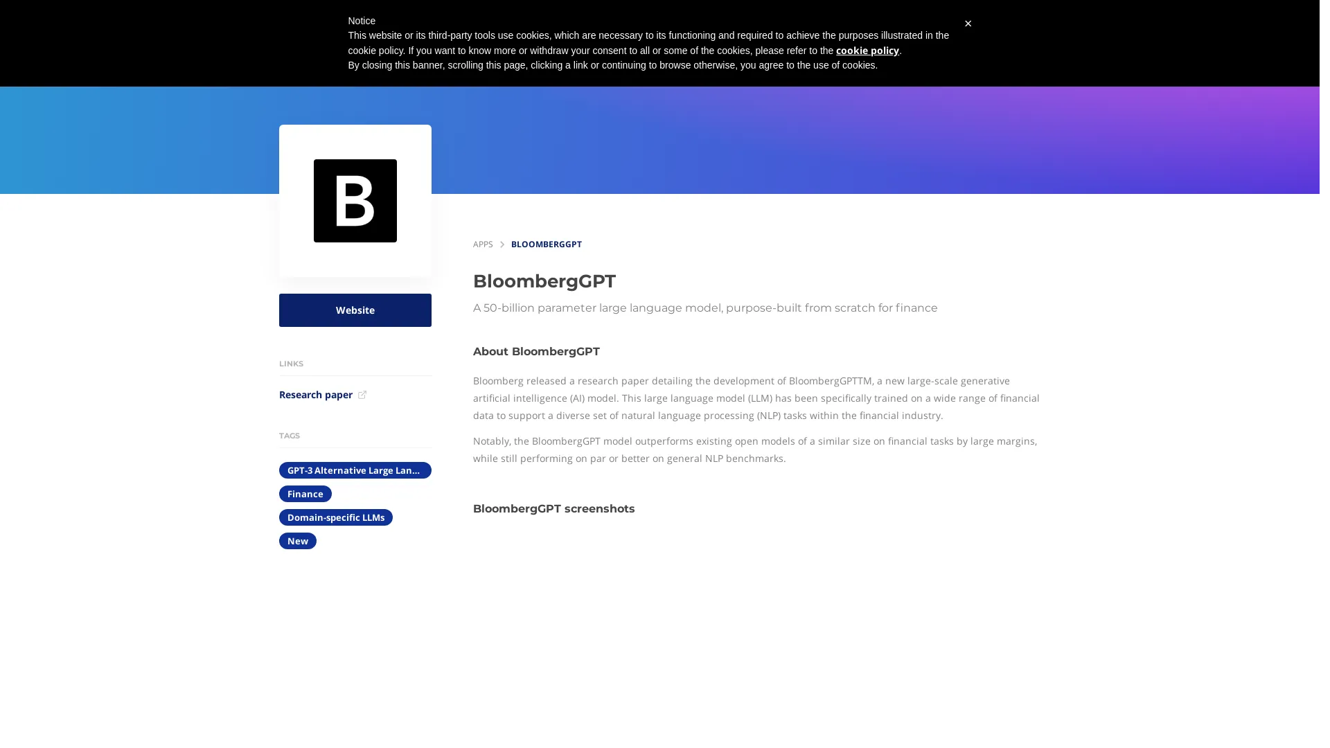 BloombergGPT