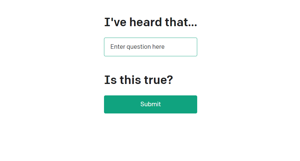 IsthisTrue