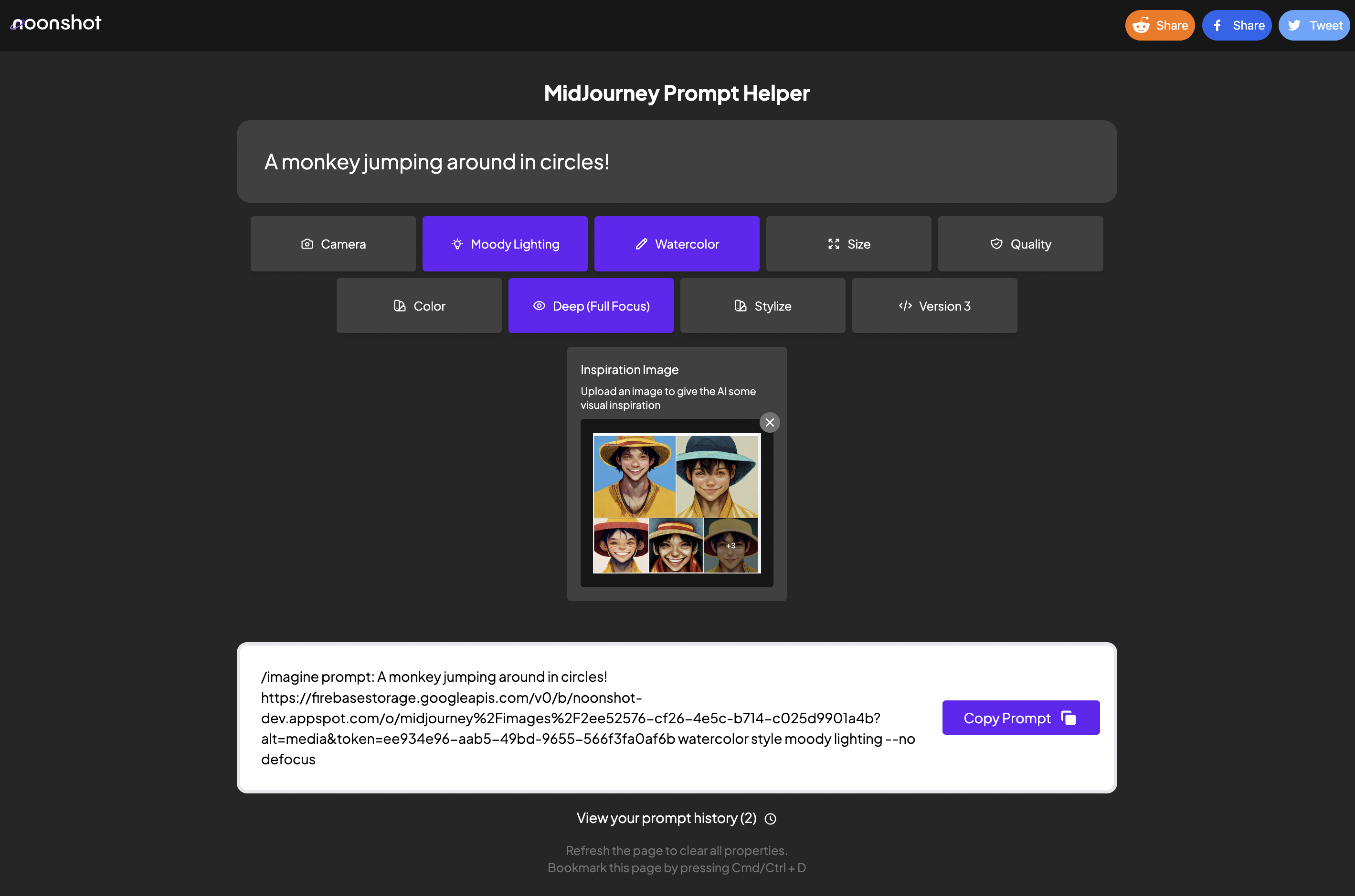 MidJourney Prompt Tool