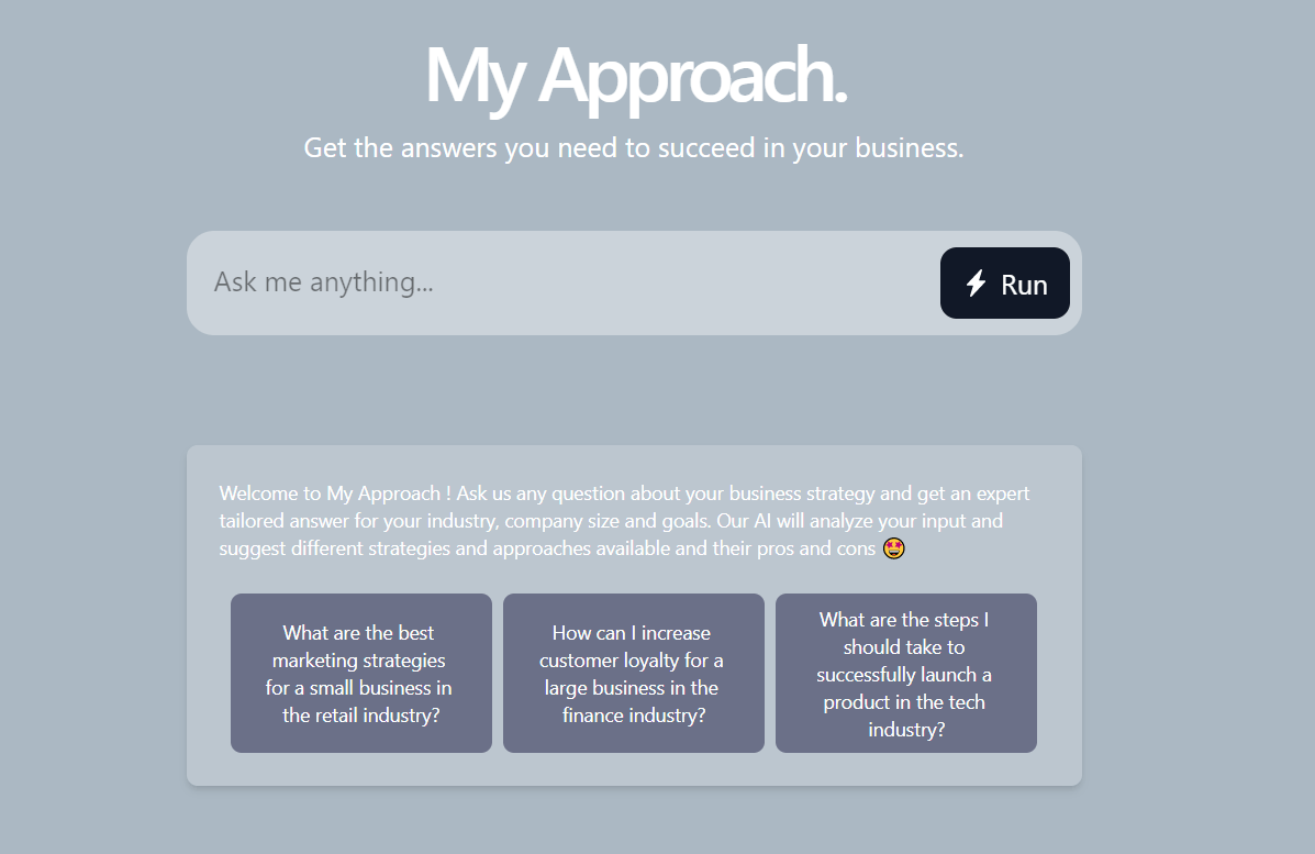 MyApproach
