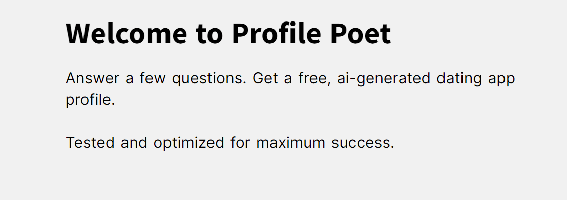 Profile Creator