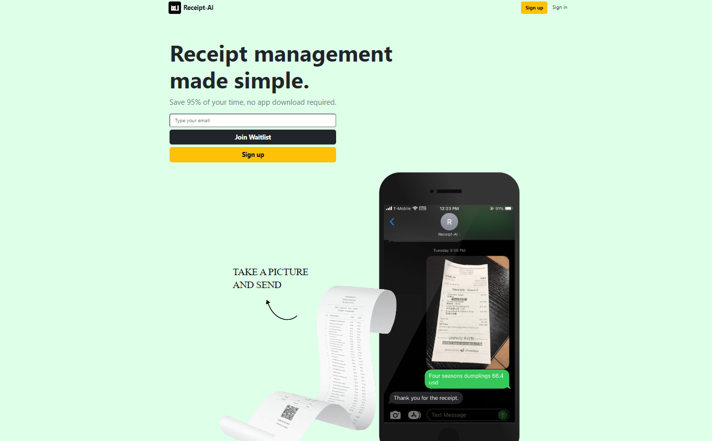 Receipt AI