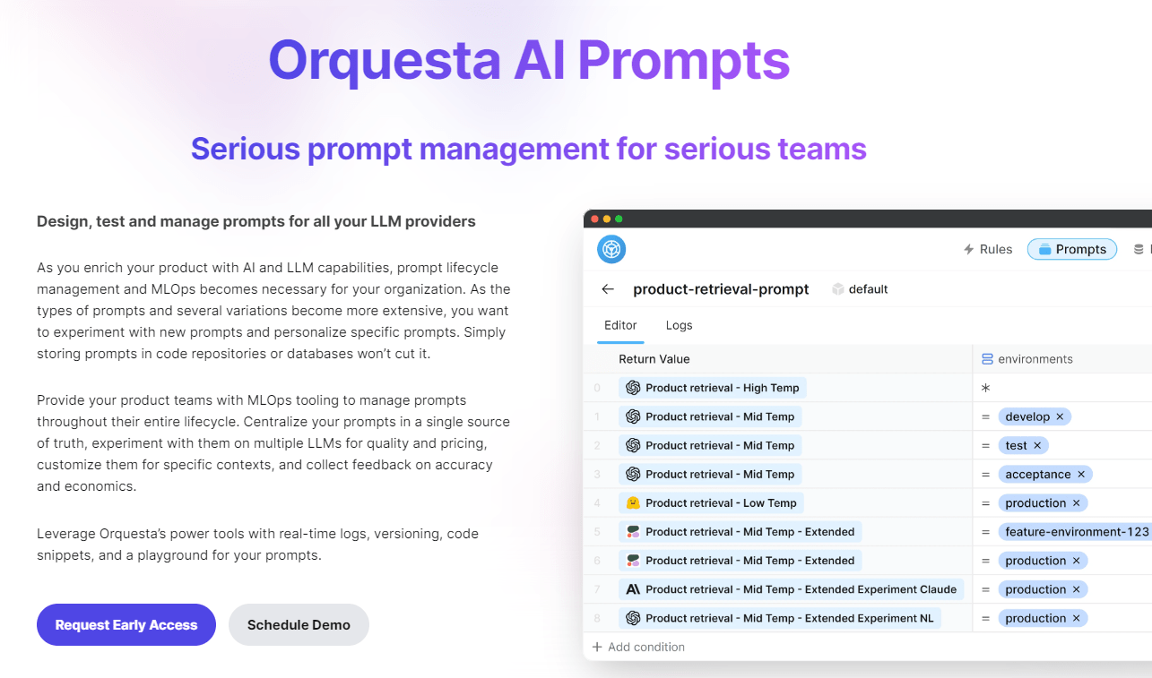 Orquesta AI Prompts